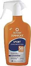 Fragrances, Perfumes, Cosmetics Sunscreen Milk Spray - Ecran Sunnique Spray Sport Protective Milk SPF50