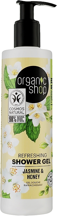 Jasmine & Honey Shower Gel - Organic Shop Shower Gel — photo N3