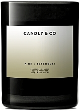 Fragrances, Perfumes, Cosmetics Scented Candle - Candly & Co No.4 Pinia / Paczuli