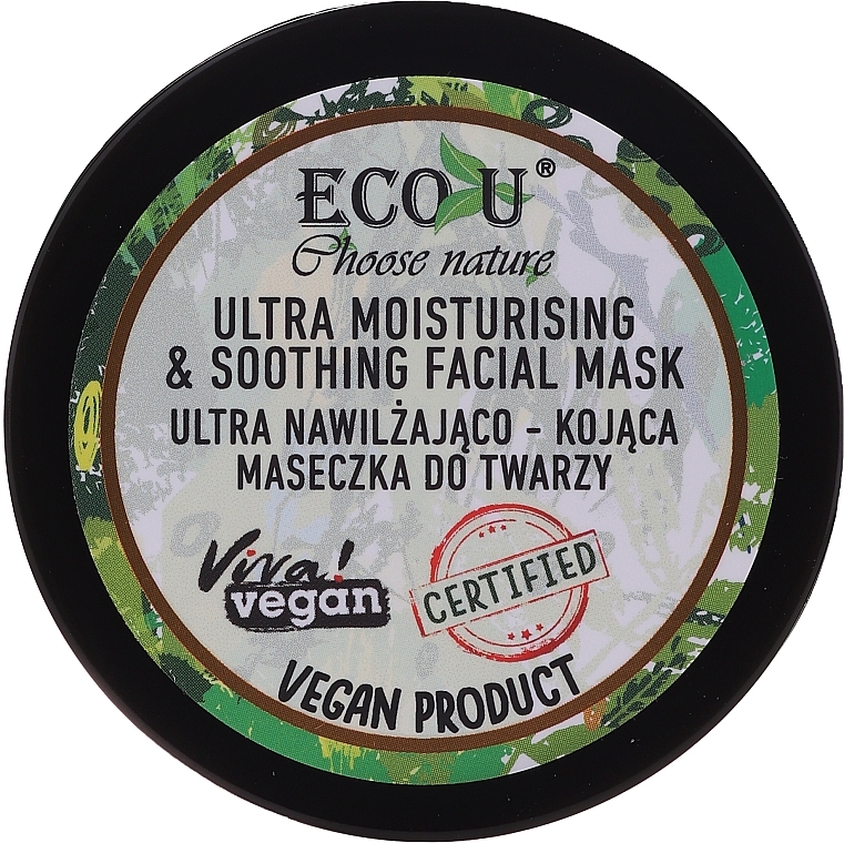 Moisturizing Soothing Face Mask - Eco U Choose Nature Ultra Moisturing & Soothing Face Mask — photo N1