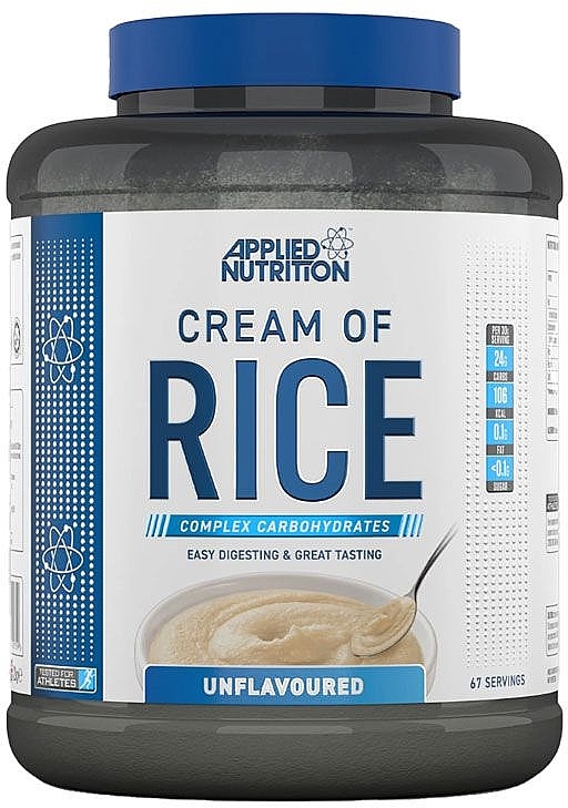 Rice Cream-Pudding, unflavoured - Applied Nutrition Cream Of Rice Unflavoured — photo N1