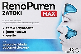 Dietary Supplement - Aflofarm RenoPuren Zatoki Max — photo N1