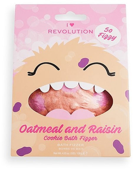 Bath Bomb - I Heart Revolution Cookie Bath Fizzer Oatmeal and Raisin — photo N7