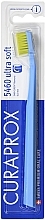 Toothbrush, soft, blue and green bristles - Curaprox CS 5460 Ultrasoft — photo N2