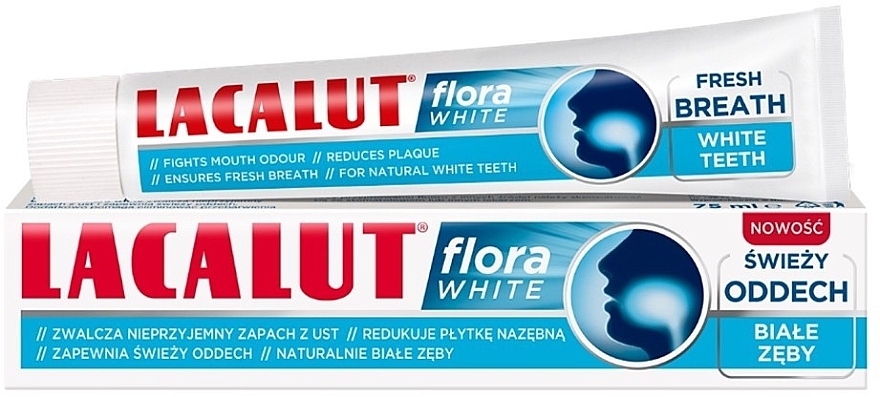 Toothpaste - Lacalut Flora White — photo N1