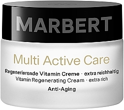 Fragrances, Perfumes, Cosmetics Dry Skin Vitamin Revitalizing Cream - Marbert Multi Active Care Vitamin Regenerating Cream Extra Rich (tester)