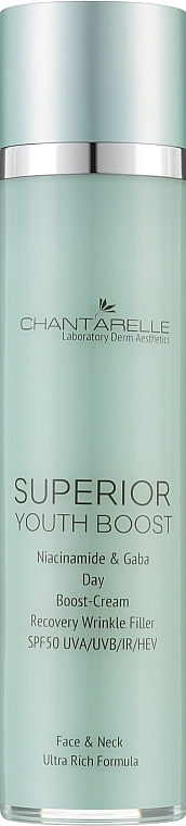 Regenerating Day Cream Booster SPF-50 - Chantarelle Superior Youth Boost Niacinamede & Gaba Day — photo N1