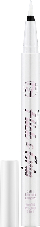 Adhesive Eyeliner - W7 Flick & Grip 2 in 1 Eyeliner Pen — photo N2