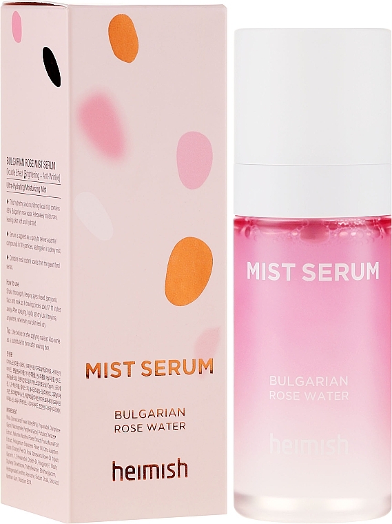 Moisturizing Face Serum - Heimish Bulgarian Rose Water Mist Serum — photo N1