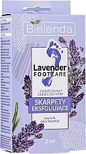 Fragrances, Perfumes, Cosmetics Exfoliating Foot Mask - Bielenda Lavender Foot Care