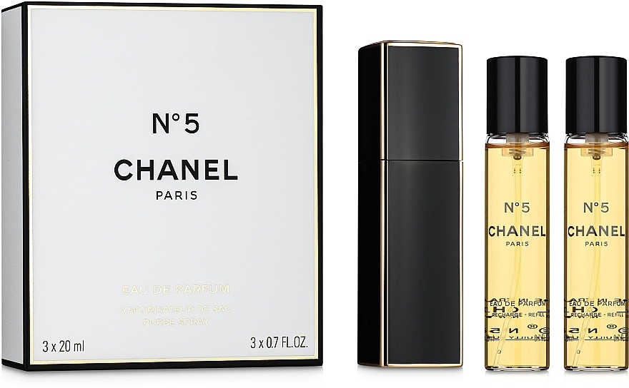 Chanel N5 Purse Spray - Eau (edp/3x20ml) — photo N1