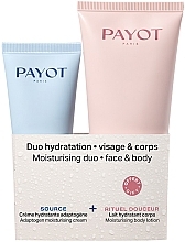 Fragrances, Perfumes, Cosmetics Set - Payot Moisturising Duo Face & Body (f/cr/30ml + b/lot/100ml)