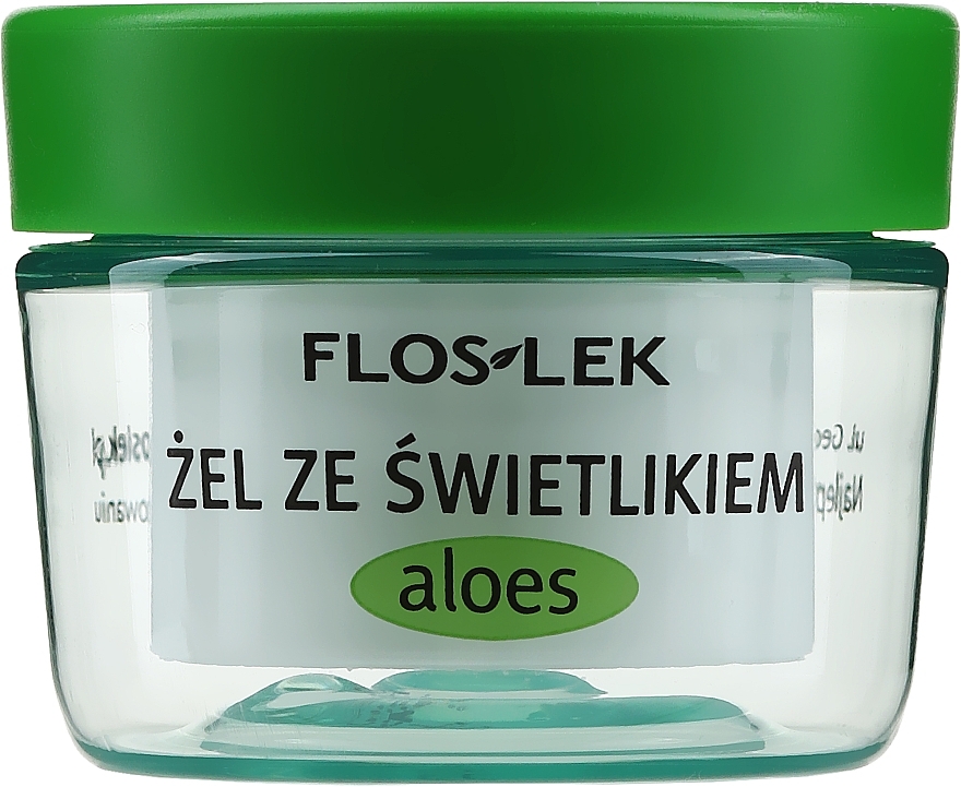 Eye Gel with Eyebright & Aloe Vera - Floslex Lid And Under Eye Gel With Aloe Extract — photo N2