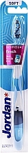 Fragrances, Perfumes, Cosmetics Soft Toothbrush, blue with seagull - Jordan Individual Reach Soft