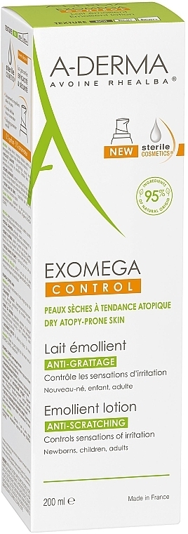 Soothing Face and Body Lotion - A-Derma Exomega Emollient Lotion — photo N13