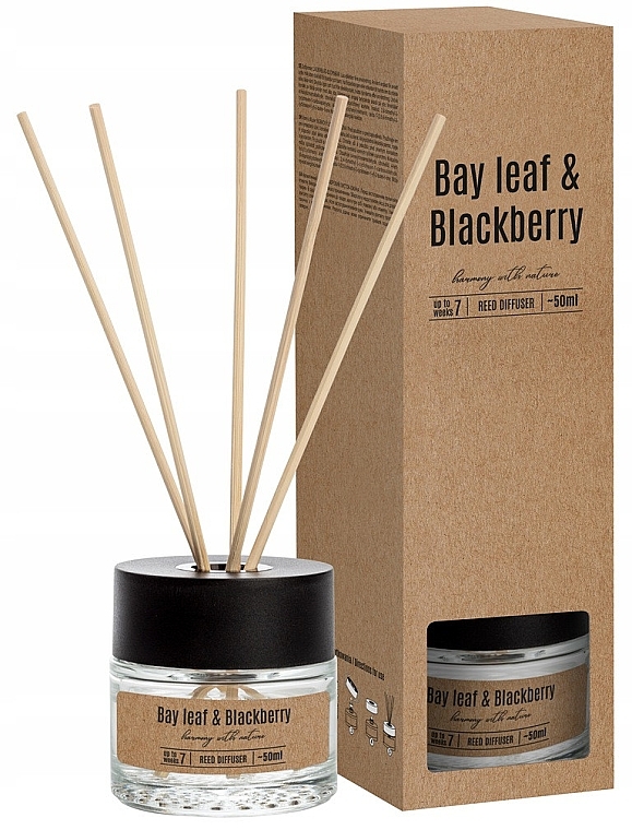 Bay Leaf & Blackberry Fragrance Diffuser - Bispol Bay Leaf & Blackberry Reed Diffuser — photo N1