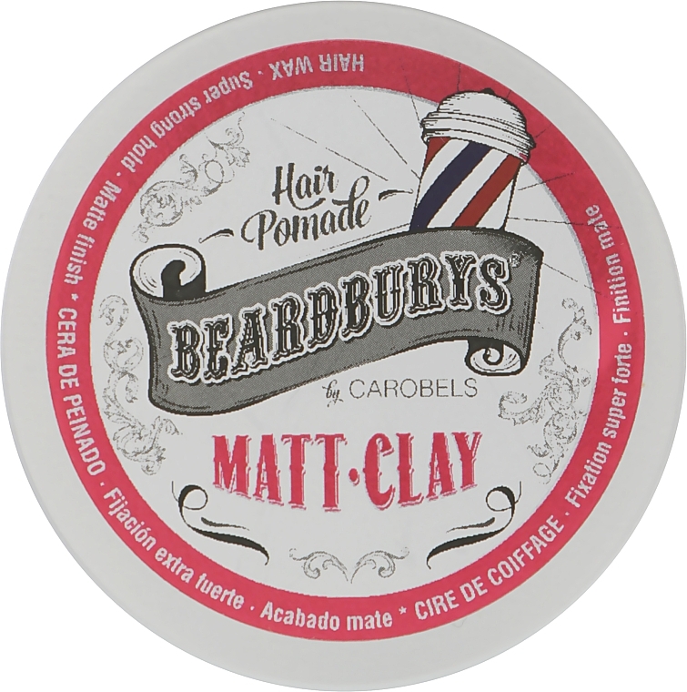 Matte Hair Clay - Beardburys Matt-Clay Carobels — photo N1