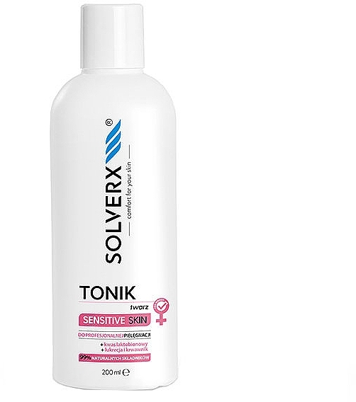 Face Toner - Solverx Senstive Skin Face Toner — photo N2