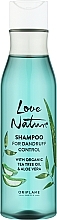 Anti-Dandruff Shampoo with Organic Tea Tree Oil & Aloe Vera - Oriflame Love Nature Tea Tree Oil & Aloe Vera Dandruff Control Shampoo — photo N2