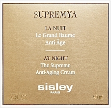 Anti-Aging Night Face Cream - Sisley Supreme The Supreme Night Anti-Aging Cream — photo N2