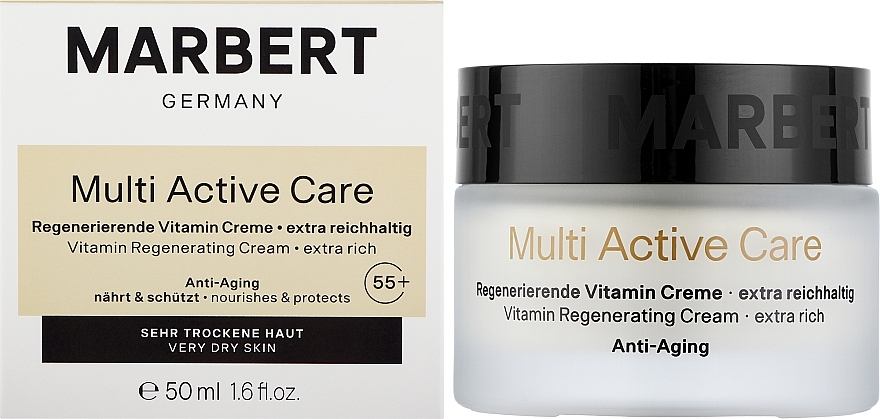 Dry Skin Vitamin Revitalizing Cream - Marbert Multi Active Care Vitamin Regenerating Cream Extra Rich — photo N16