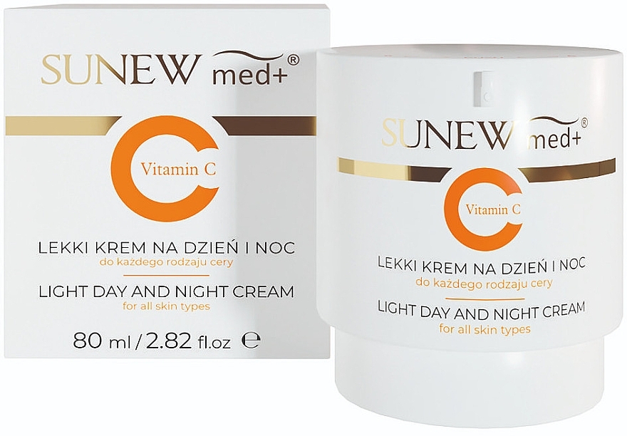 Vitamin C Face Cream - Sunew Med+ Vitamin C Light Day & Night Cream — photo N1