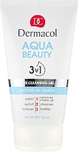 Facial Washing Gel - Dermacol Aqua Beauty 3-in-1 Face Cleansing Gel — photo N1