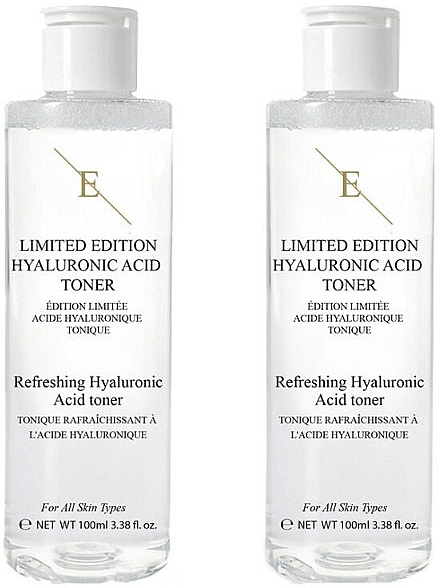 セット - Eclat Skin London Limited Edition Refreshing Hyaluronic Acid Toner (f/toner/2x100ml) — photo N1