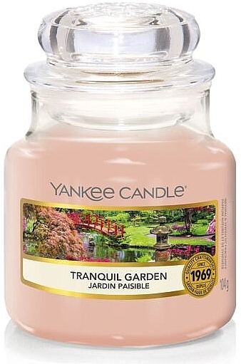 Scented Candle in Jar - Yankee Candle Tranquil Garden Candle — photo N41