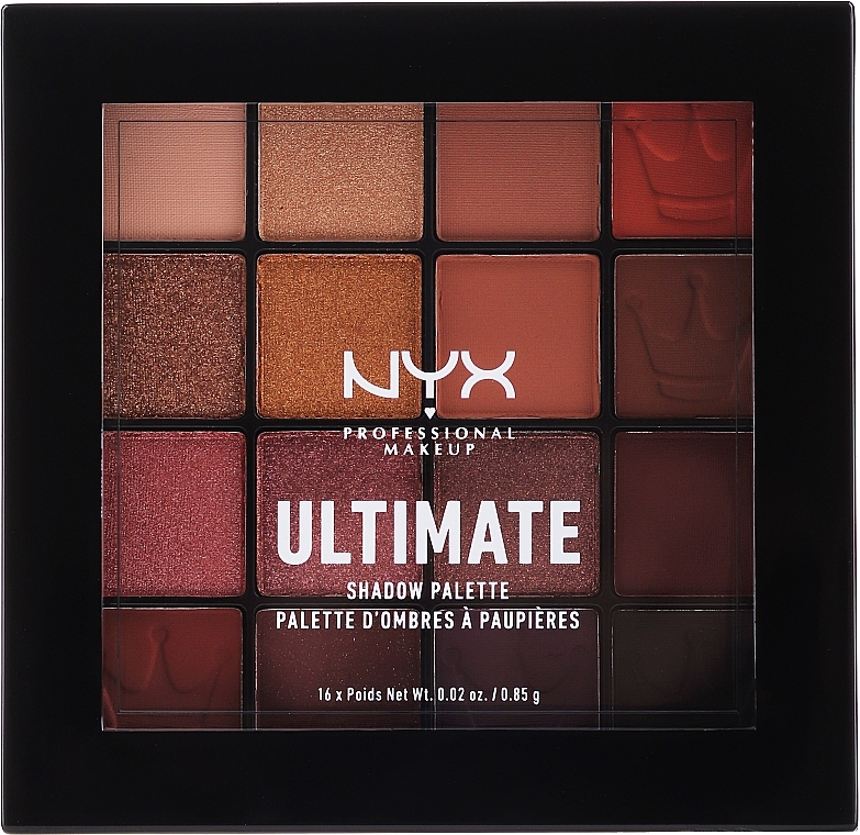 Eyeshadow Palette - NYX Professional Makeup Ultimate Shadow Palette USP15 Ultimate Queen — photo N1