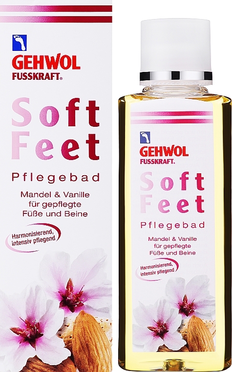 Moisturizing Foot Bath "Almond & Vanilla" - Gehwol Fusskraft Soft Feet Nourishing Bath Almond&Vanilla — photo N15