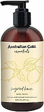 Fragrances, Perfumes, Cosmetics Sugared Lemon Body Lotion - Australian Gold Essentials Sugared Lemon Body Lotion