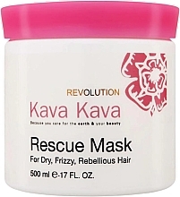 Fragrances, Perfumes, Cosmetics Rescue Mask for Dry, Frizzy, Rebellious Hair - Kava Kava Rescue Mask