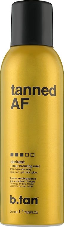 Self Tanning Mousse "Tanned Af" - B.tan Self Tan Bronzing Mousse — photo N1