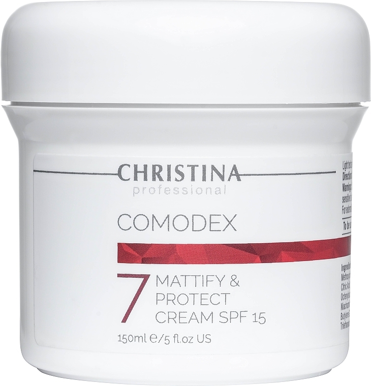 Face Cream - Christina Comodex Mattify & Protect Cream SPF15 — photo N3