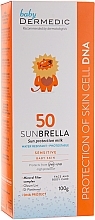 Kids Sunscreen Milk - Dermedic Sun Protection Milk for Kids SPF 50 — photo N2