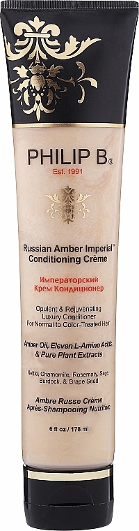 Hair Conditioning Cream - Philip B Russian Amber Imperial Conditioning Creme — photo N1