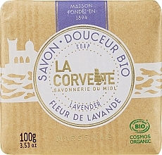 Fragrances, Perfumes, Cosmetics Organic Soap "Lavender" - La Corvette Lavender Soap