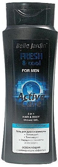 2-in-1 Shower Gel-Shampoo - Belle Jardin For Men Fresh & Cool — photo N1