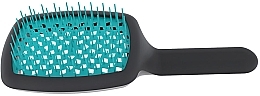 Fragrances, Perfumes, Cosmetics Hair Brush, matte black-blue - Janeke CurvyM