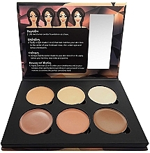 Face Contouring Palette - W7 Lift & Sculpt Face Shaping Contour Palette — photo N7