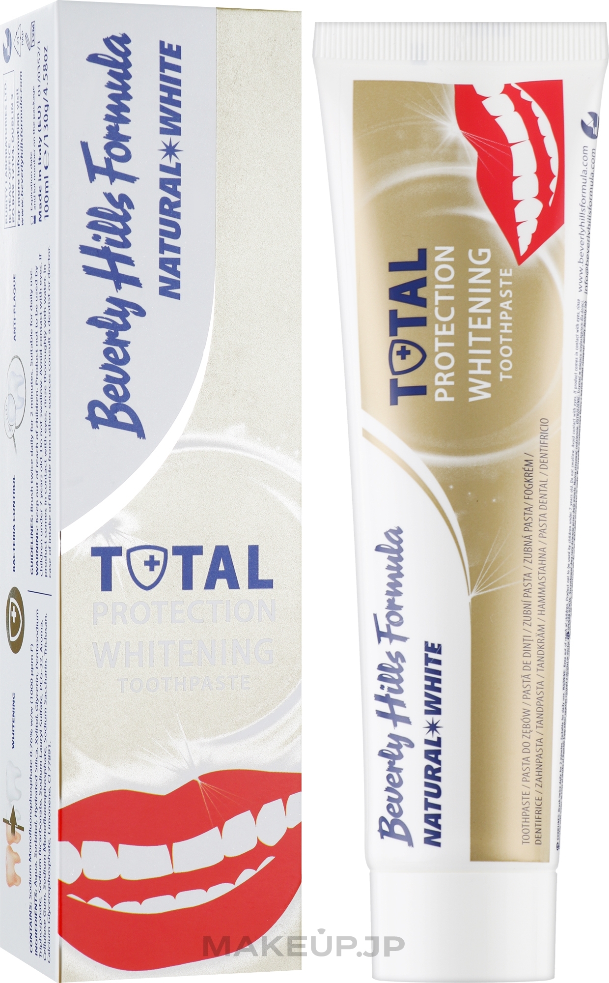 Whitening Toothpaste - Beverly Hills Formula Natural White Total Protection Whitening Toothpaste — photo 100 ml