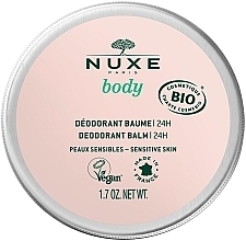 Fragrances, Perfumes, Cosmetics Solid Deodorant - Nuxe Body Deodorant Balm 24H