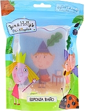 Kids Bath Sponge "Ben & Holly", Ben, dark blue-red - Suavipiel Ben & Holly Bath Sponge — photo N2