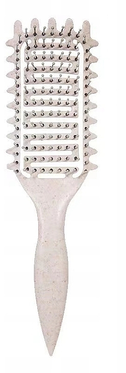 Curls Define Hair Brush, beige - Lewer Curls Define Brush — photo N1