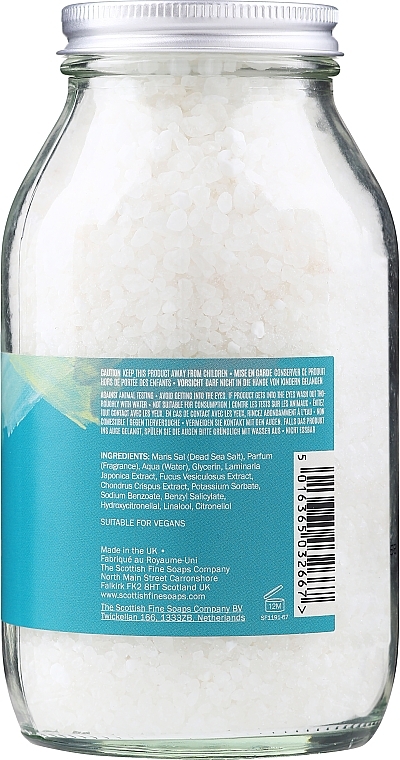 Bath Salt - Scottish Fine Soaps Sea Kelp Marine Spa Mineral Bath Soak (in glass gar) — photo N2