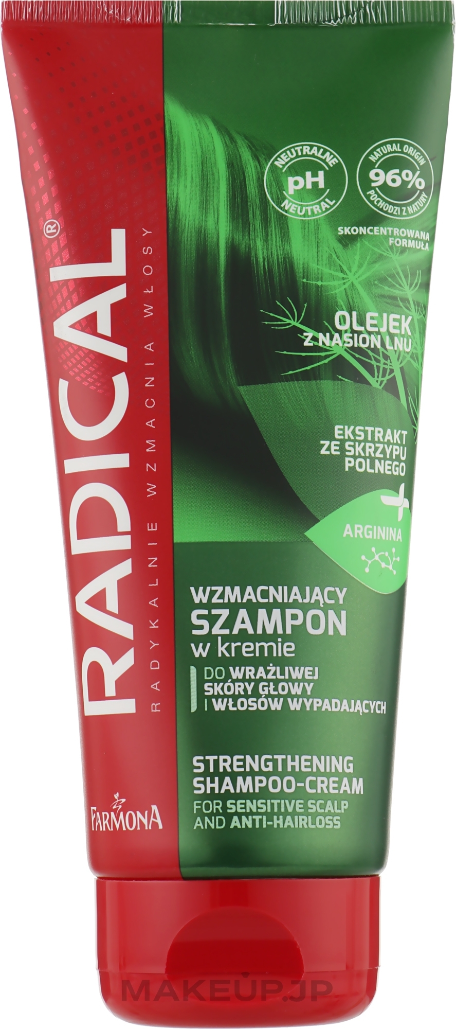 Anti Hair Loss Strengthening Shampoo-Cream - Farmona Radical — photo 200 ml