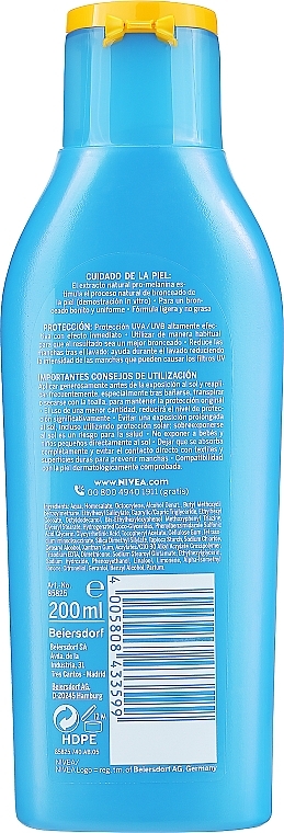 Protection & Tan Sun Milk - Nivea Sun Protect & Bronze Sun Milk SPF30 — photo N4