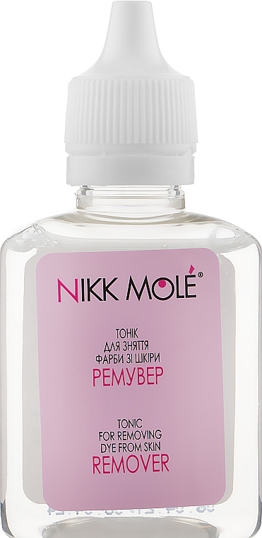 Color Stain Removing Tonic - Nikk Mole Tonic For Removing Dye From Skin — photo N3