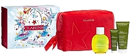 Clarins Eau Extraordinaire - Set (edt/100ml + b/cr/100ml + sh/milk/30ml + bag/1pc) — photo N1